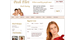 Desktop Screenshot of poshflirt.co.uk